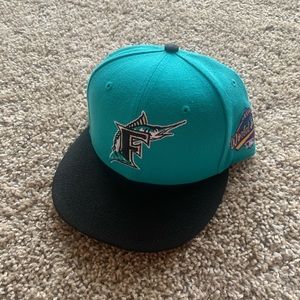 Florida Marlins 1997 World Series Teal Wool 59FIFTY Fitted New Era
